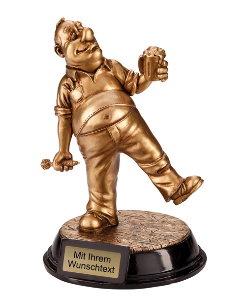 Elegante Dartfigur Phil Trophy für Sportbegeisterte